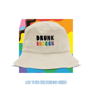 Open image in slideshow, Drunk and queer bucket hat
